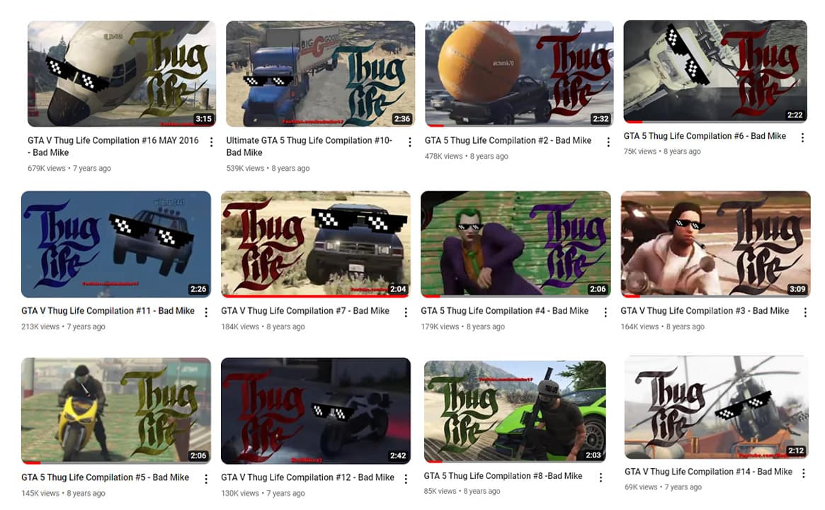 The Pioneer of Thug Life Gaming Compilations